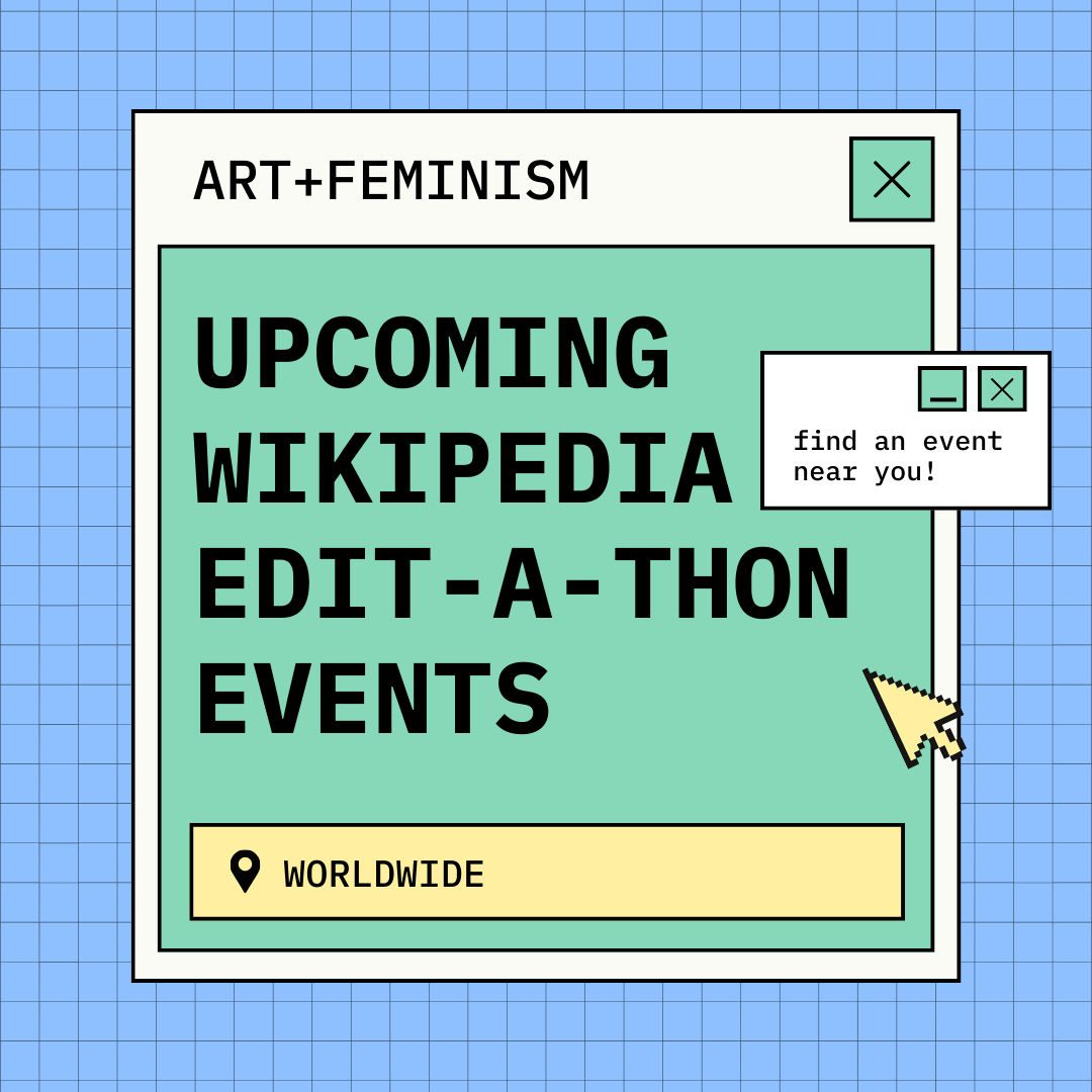 Art+Feminism tweet media
