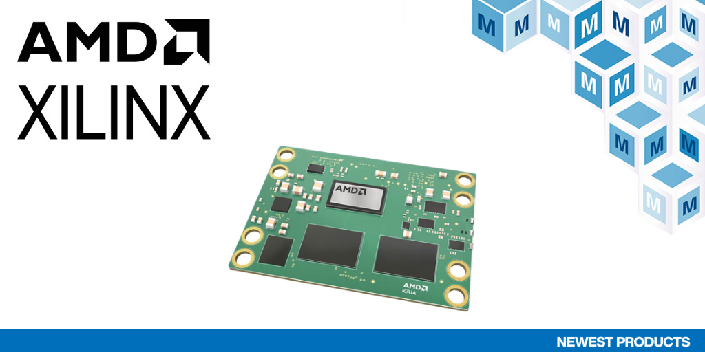 Now stocking — AMD / Xilinx Kria™ K24 system-on-module (SOM) The K24 SOM features a cost-optimized, custom-built Zynq™ UltraScale+™ MPSoC device for customers seeking the right power, cost, & performance for DSP-industrial based applications: mou.sr/xilinx-kria-k2…