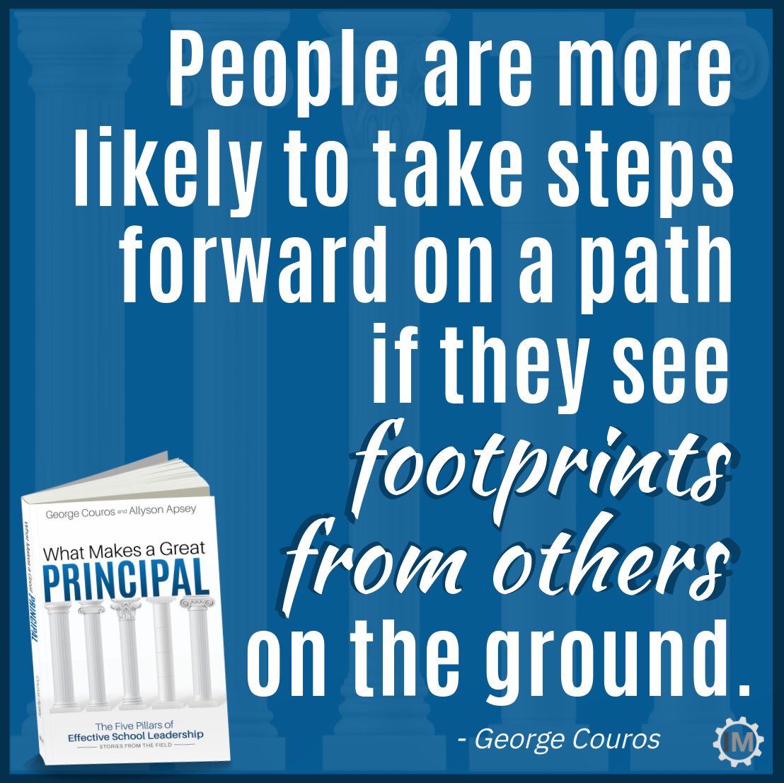 Do those you lead see your footprints on the ground? Check out George Couros & Allyson Apsey's new book! Grab Your Copy HERE: a.co/d/0U5pUhM #dbcincbooks #tlap #leadlap @burgessdave @TaraMartinEDU @AllysonApsey @gcouros