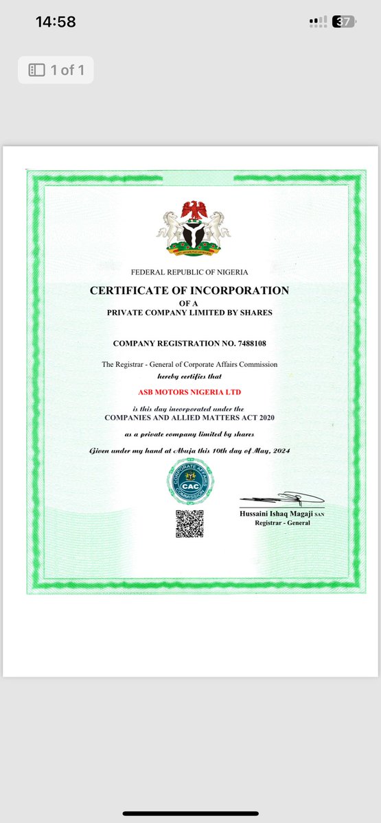 ahmerdrufae's tweet image. A FULLY REGISTERED COMPANY.
ASB MOTORS NIGERIA LIMITED TO THE WORLD.