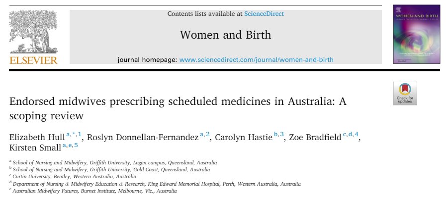 Griffith University Nursing & Midwifery (@griffithnursing) on Twitter photo 📢 Publication Alert 📢
Congratulations to Drs <a href="/RozDFernandez/">Roz D-Fernandez</a> <a href="/CarolynHastie/">Carolyn Hastie</a> <a href="/birthsmalltalk/">BirthSmallTalk</a> & authors on your recent publication in <a href="/womenandbirth/">@womenandbirth</a> <a href="/sciencedirect/">Elsevier | ScienceDirect</a>
Have a read here ⬇️
sciencedirect.com/science/articl… 📢 Publication Alert 📢
Congratulations to Drs <a href="/RozDFernandez/">Roz D-Fernandez</a> <a href="/CarolynHastie/">Carolyn Hastie</a> <a href="/birthsmalltalk/">BirthSmallTalk</a> & authors on your recent publication in <a href="/womenandbirth/">@womenandbirth</a> <a href="/sciencedirect/">Elsevier | ScienceDirect</a>
Have a read here ⬇️
sciencedirect.com/science/articl…