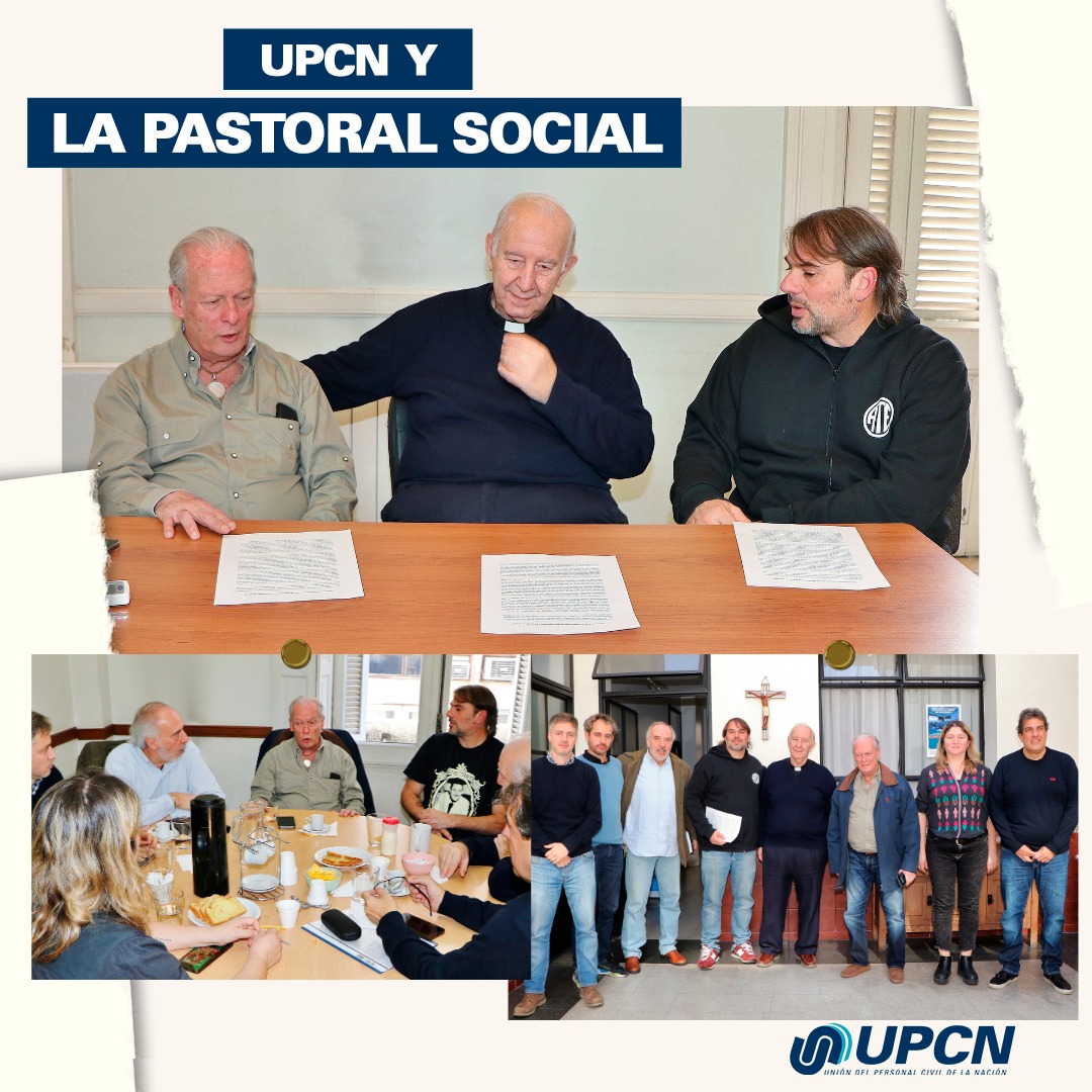 El día de hoy nuestro Secretario General Andres Rodriguez y el Secretario General de ATE Capital Daniel Catalano entregaron el documento conjunto sobre la situación política en el Estado que elaboraron ambas organizaciones, al padre Carlos Acaputo de la Pastoral Social porteña.