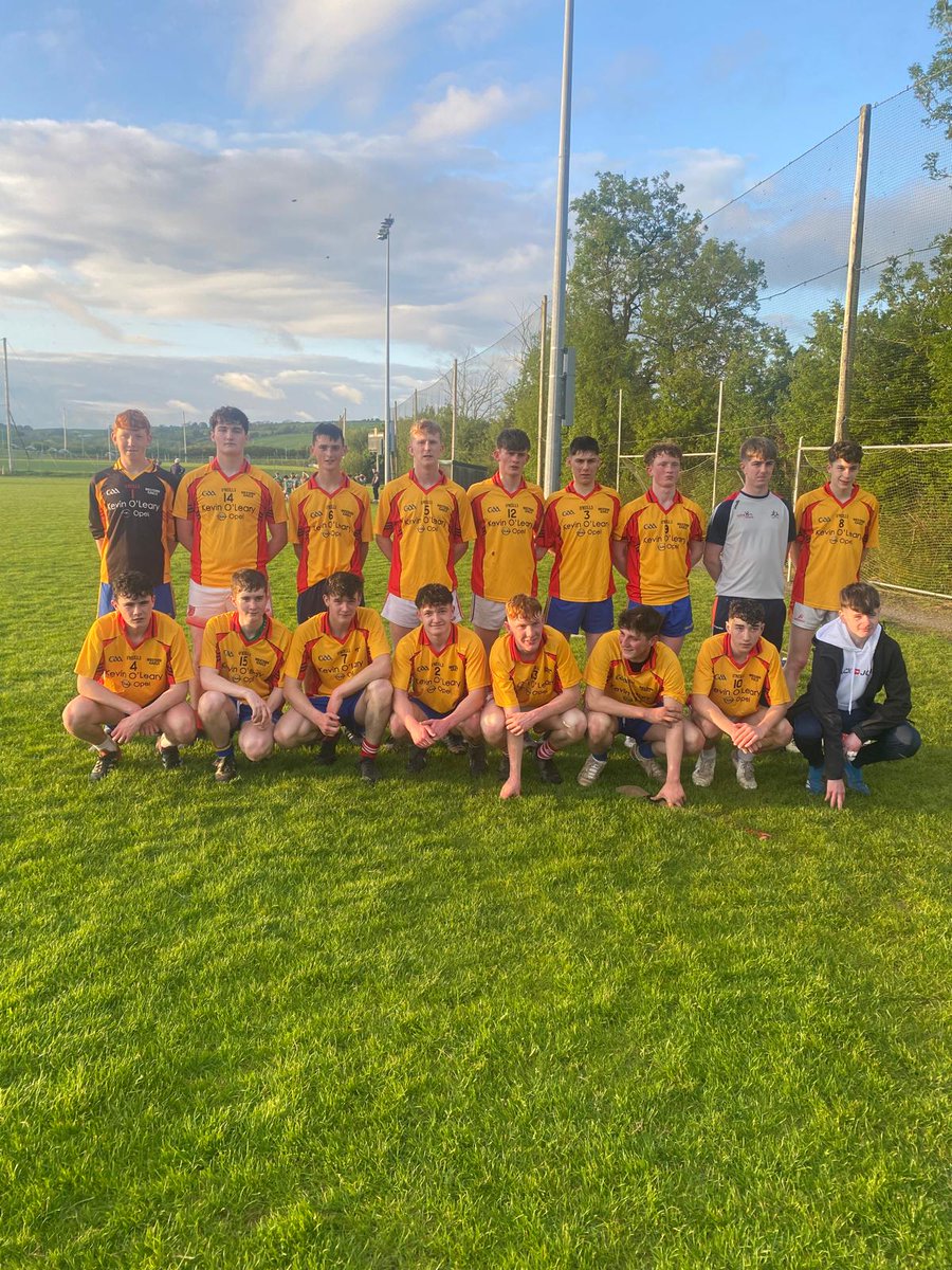 Western Gaels Minor hurlers after a big win vs Clonakilty 1.12 to 1.11