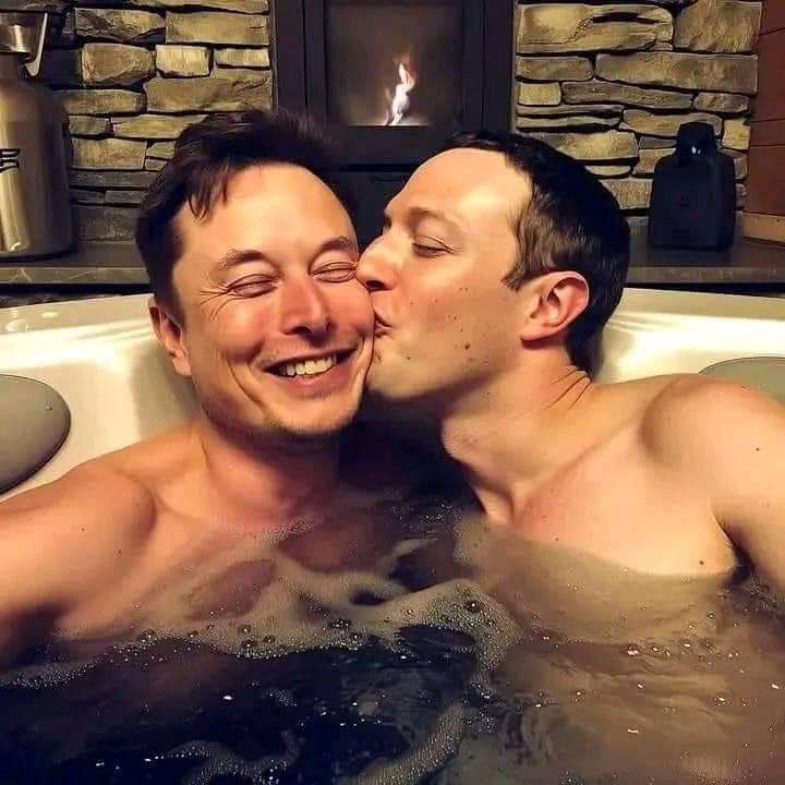 Mark Zuckerberg and Elon Musk share intimate new photo: