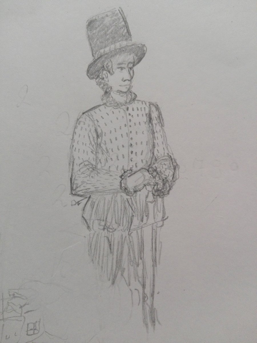 DFthefirst's tweet image. XVI c. German guy doodle, with a longsword