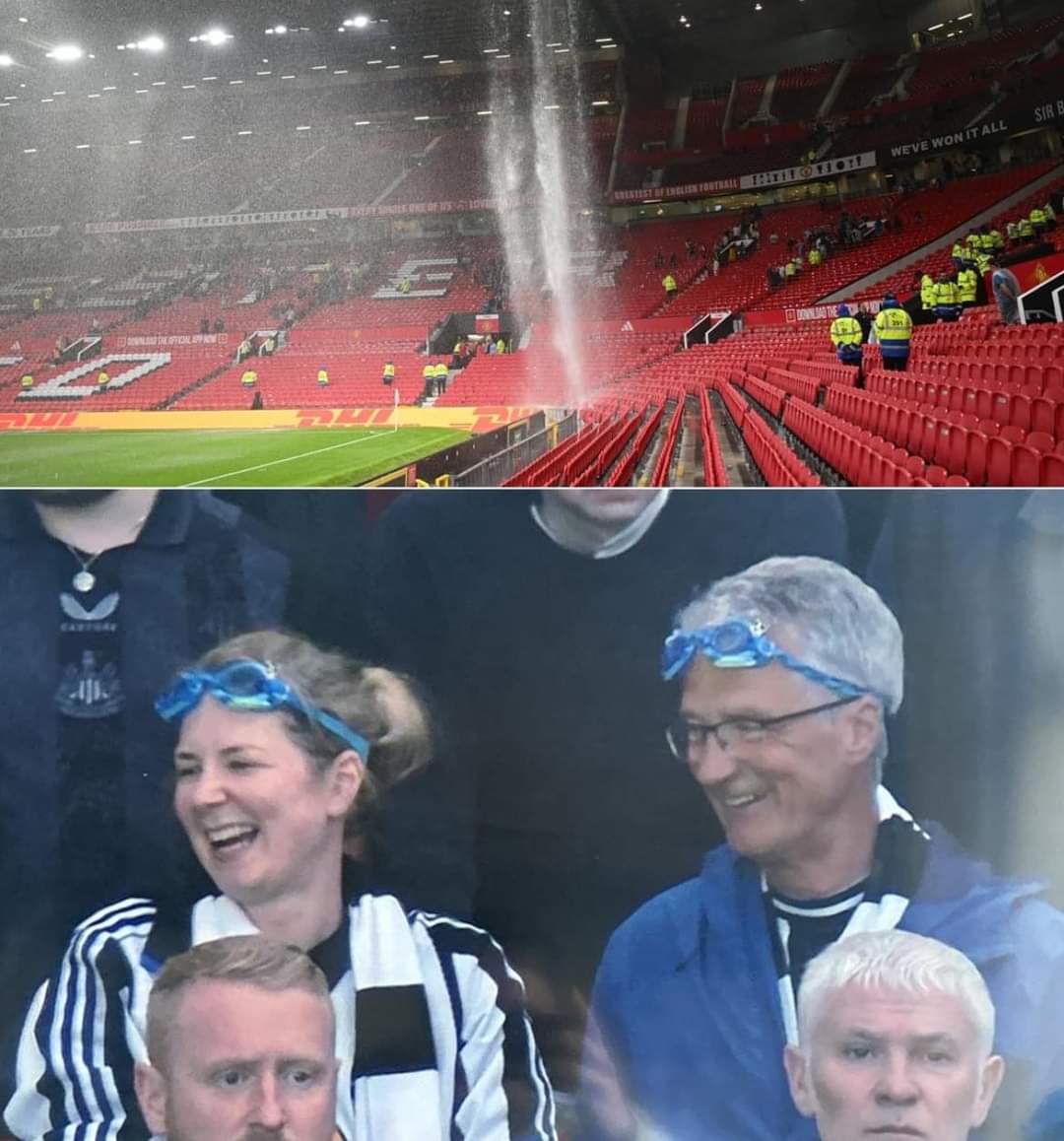 Newcastle fans did not take any chances at Old Trafford tonight 🤣🤣🤣

Theatre of Streams in all its glory! 🤣
