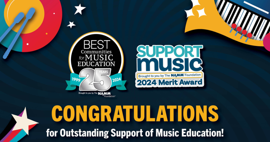 College Community has been honored with the Best Communities for Music Education designation. The designation is awarded to districts that demonstrate outstanding achievement for providing music access and education to all students.
 crprairie.org/news/2024/05/1…