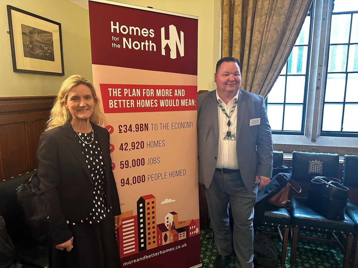 Very pleased to support @HomesForTheNorth reception in Parliament about the importance of more high quality, affordable housing. A @UKLabour government will build 1.5 million homes within the first 5 years and work tirelessly to address the #HousingCrisis