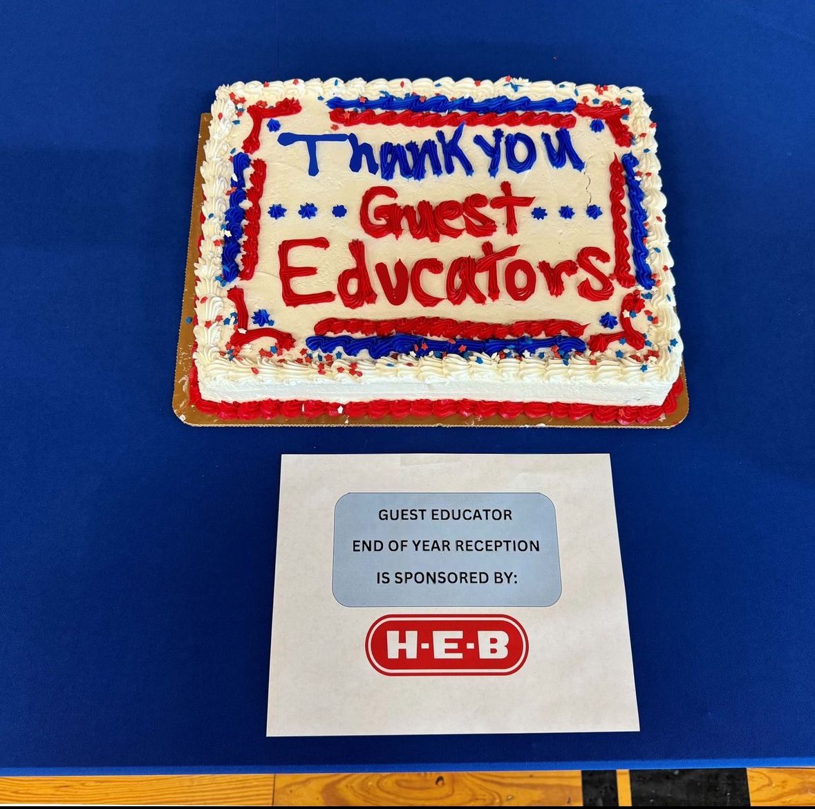 Thank you to all of our Guest Educators for all you do and to everyone who attended our End of Year Reception yesterday. Thank you to @HEB and @aplusfcu for sponsoring this event! Congrats to our 4 raffle winners! We hope you all have a great summer! @pfisd #pfamily