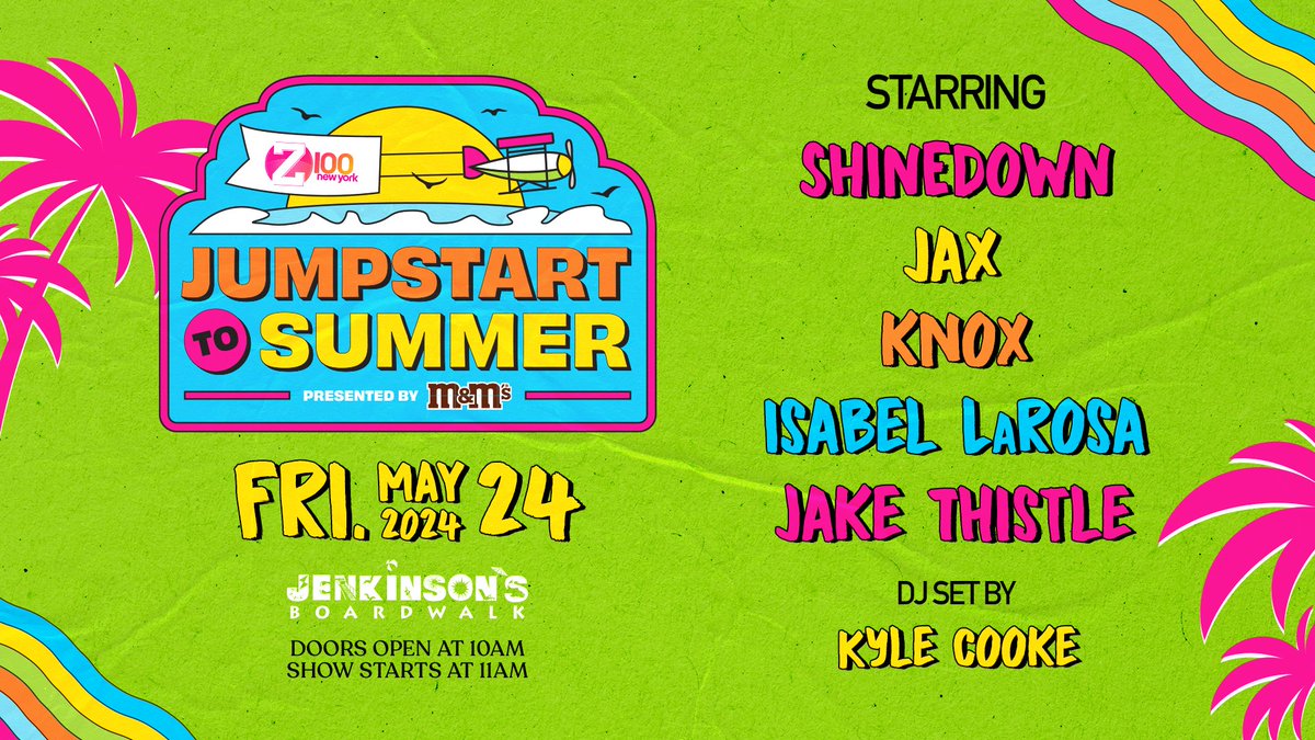 Z100NewYork's tweet image. You can visit our ARMY area at @JenksBoardwalk for a chance to win #JumpTheLine tickets to #Z100JumpstartToSummer and speak with a recruiter. Explore more opportunities at goarmy.com