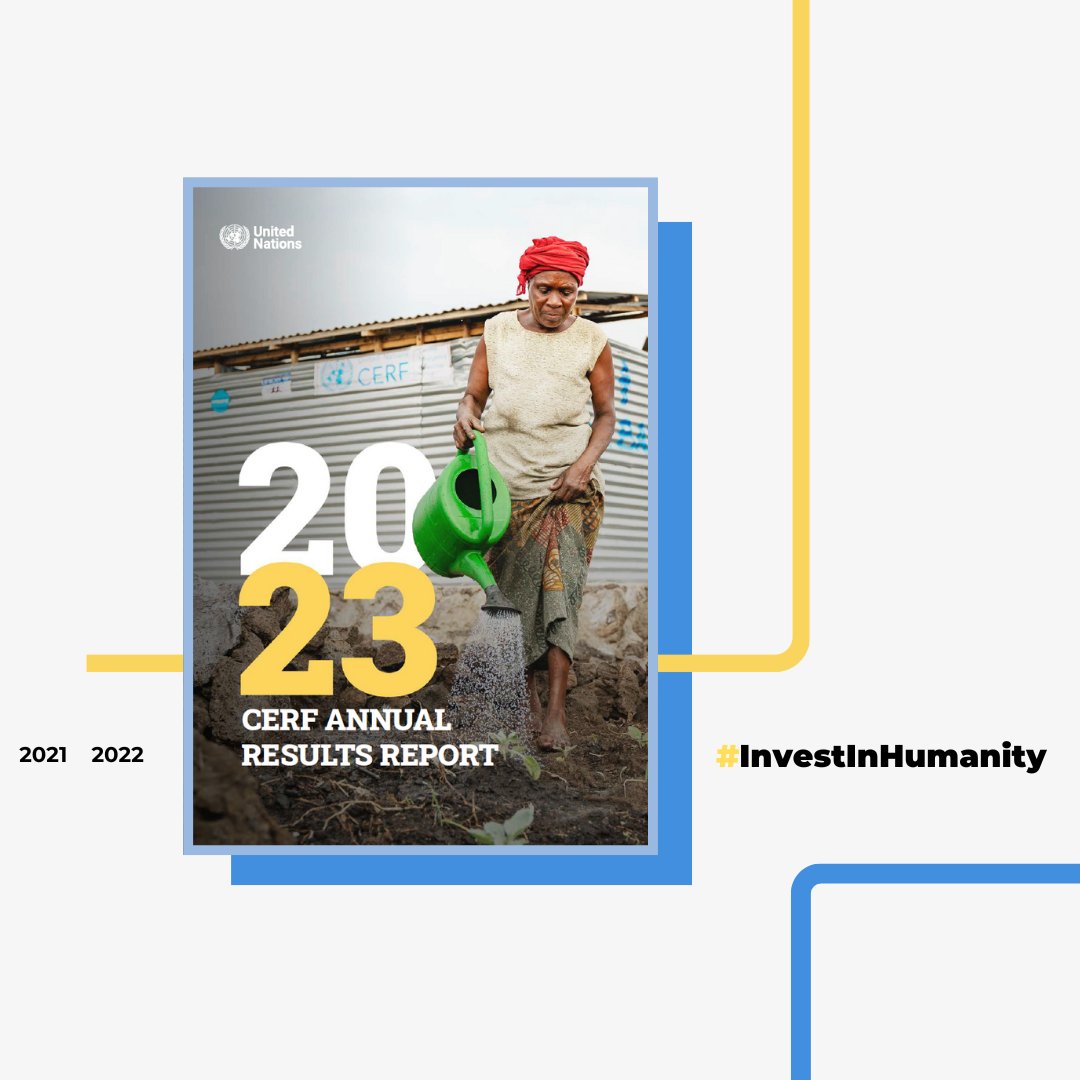 Flexible funding continues to deliver more efficient responses to humanitarian crises. In 2023, @UNCERF➡️ 💰allocated $668M 🫂 helping 32M people 🗺️across 40 nations. Discover the impact detailed in the 2023 Annual Results Report👉 bit.ly/3UQLmh4 #InvestInHumanity