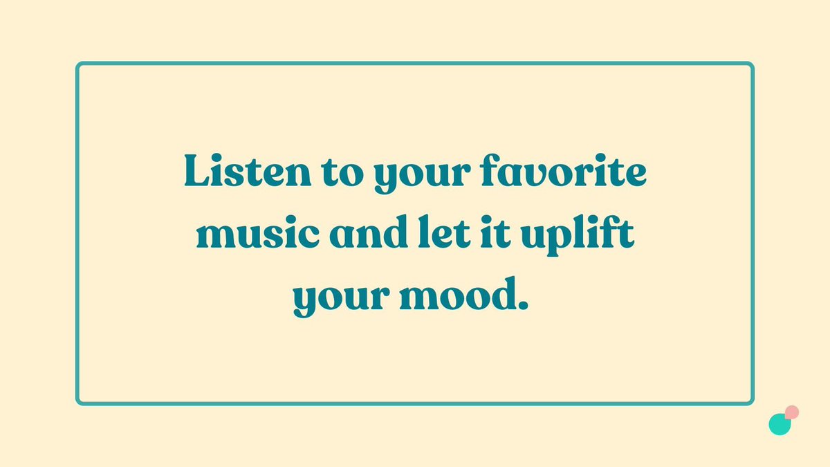 Let's hear your favorite feel good song. Drop the title and artist or a link in the comments! 🎶

Get more #MentalHealthTips here: hubs.la/Q02xgp5r0

#MentalHealthAwarenessMonth #Wellbeing