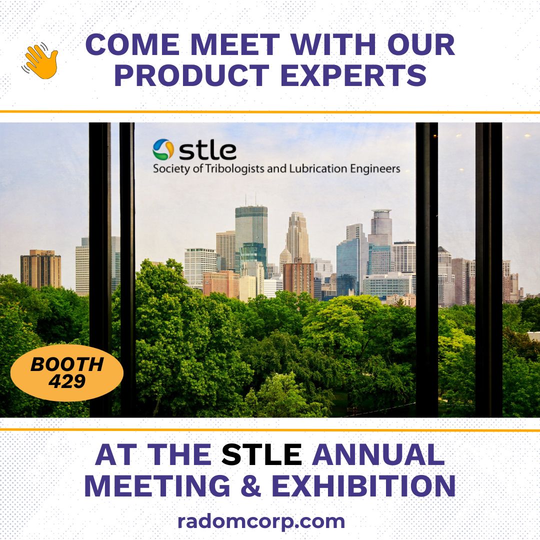 Radomcorp1's tweet image. 👋  Come meet us at the Society of Tribologists and Lubrication Engineers Annual Meeting &amp;amp; Exhibition. Starting THIS SUNDAY! 🚨 

👋 Visit us at booth No: 429

📍 Minneapolis, Minnesota

🗓️ May 19-24, 2024 

#spectrometer #STLE #STLEAnnualMeeting #STLE2024 #TribologyConference