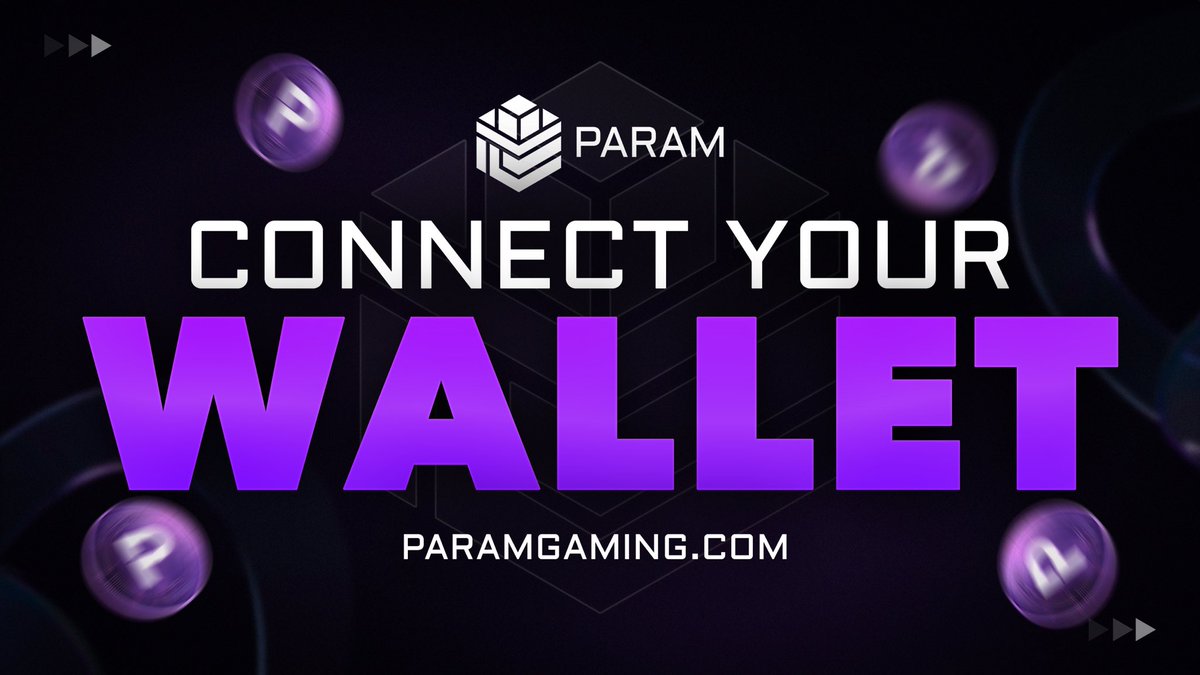 Awaiting your $PARAM airdrop?🪂 In preparation, you can now connect your Ethereum wallet to: ParamGaming.com Wallet connection is due by May 23rd🔒