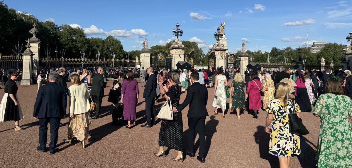So, something special happened today 😮 What a pleasure it was to join the games industry at today’s Garden Party. Had some great conversations (&amp; of course cucumber sandwiches) in a majestic setting.