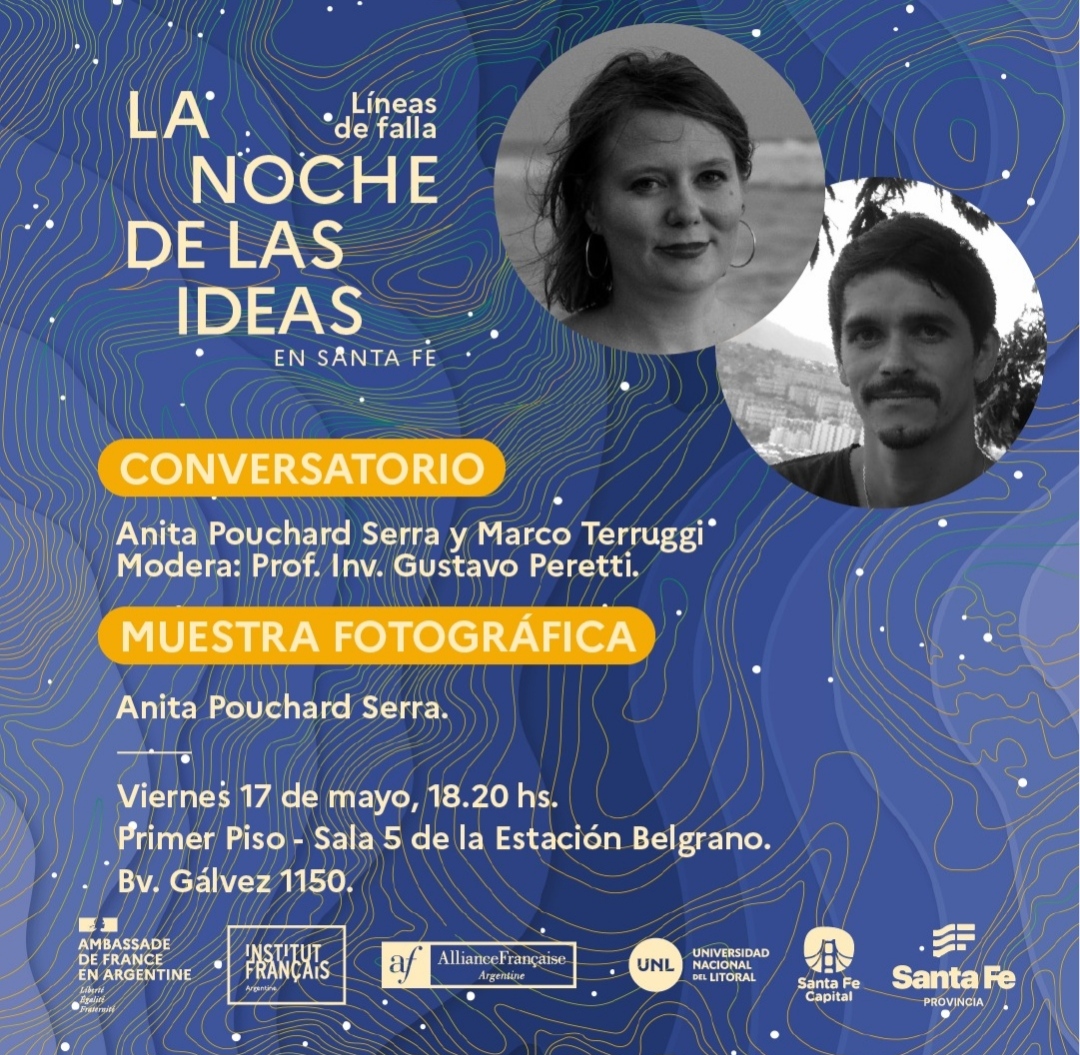 Estaremos con @OjosdeAnita en Rosario el jueves y en Santa Fe el viernes para #LaNocheDeLasIdeas organizada por el @IFArgentine, para hablar sobre las identidades en movimiento a partir de su trabajo 'Buscando a Orán' y mi último libro. Les esperamos por allá.