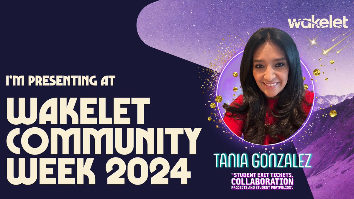 I am presenting 'Student Exit Tickets, Collaboration Projects and Student Portfolios' at #WakeletCommunityWeek 2024! 🌊 🗓️ June 5th, 2024 ⏰ 12:25 pm CT 🔜 wcw24.referral-factory.com/cuobrx See You Soon!! @wakelet @TxTechChick @RyanMcGTech