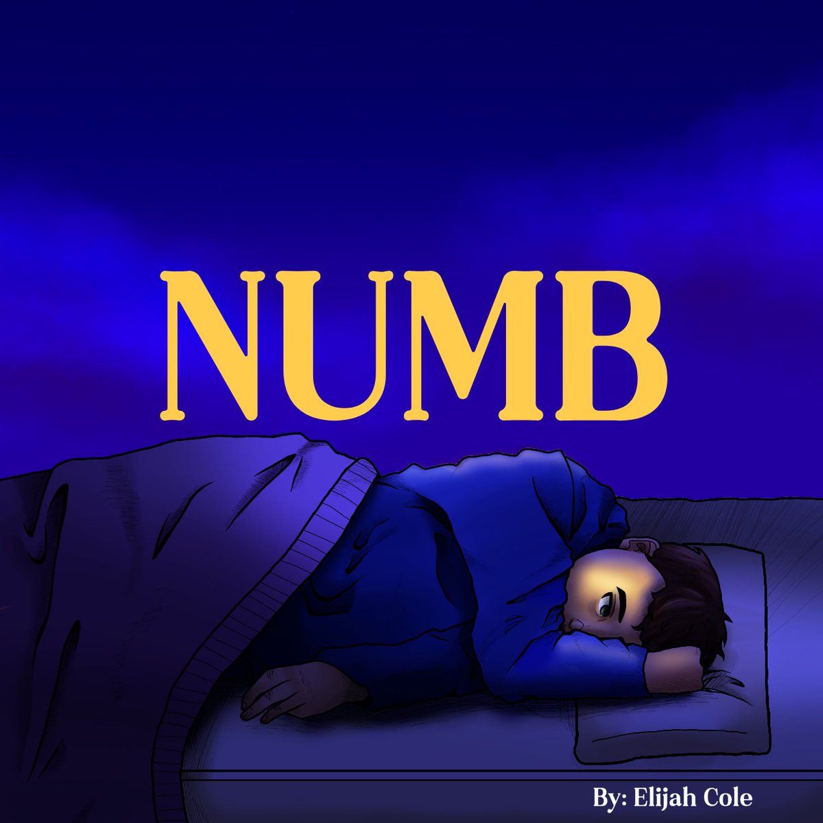 pi3rozekk's tweet image. Song: "Numb" by Elijah Cole!! I have nothing more to do than to draw covers 🙃
But if you have never heard this song, I really recommend it! (I'm under your bed, better do it) ☺️🫶🏻