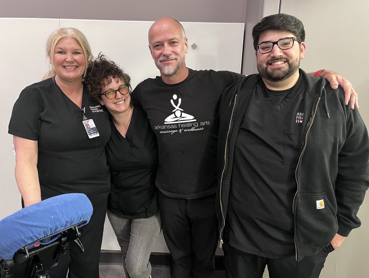Our amazing team members deserve all the pampering, so our friends at Arkansas Healing Arts provided a relaxing massage break as part of our Hospital Week celebrations. Thank you, team, for making Arkansas Heart a special place for our patients and community. #TheWorld'sBestTeam