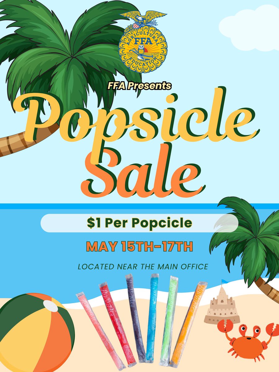 Popsicles!! Come get your popsicles!!!