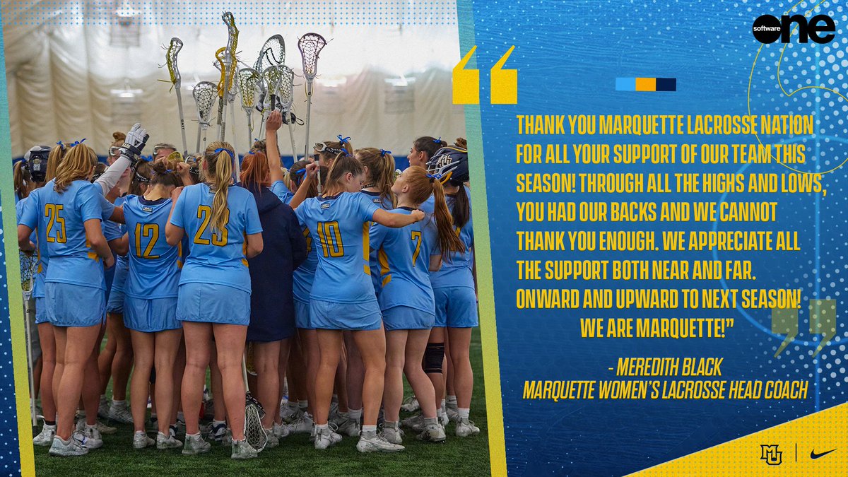 Thank You Marquette Lacrosse Nation! 🗣️

#WeAreMarquette
