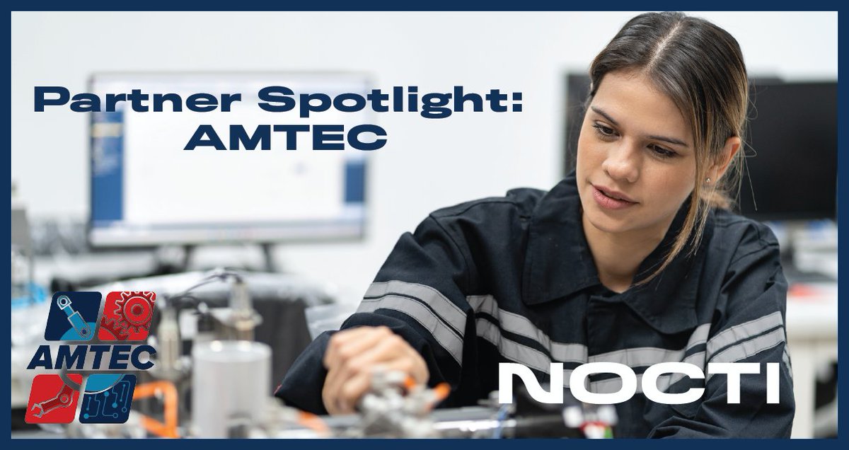 AMTEC develops standards, curriculum, and assessments to meet the training needs of Advanced Manufacturing. Its partnership with NOCTI has fortified AMTEC's mission to develop a responsive, standards-based workforce development system tailored to industry. nocti.org/credentials/bl…