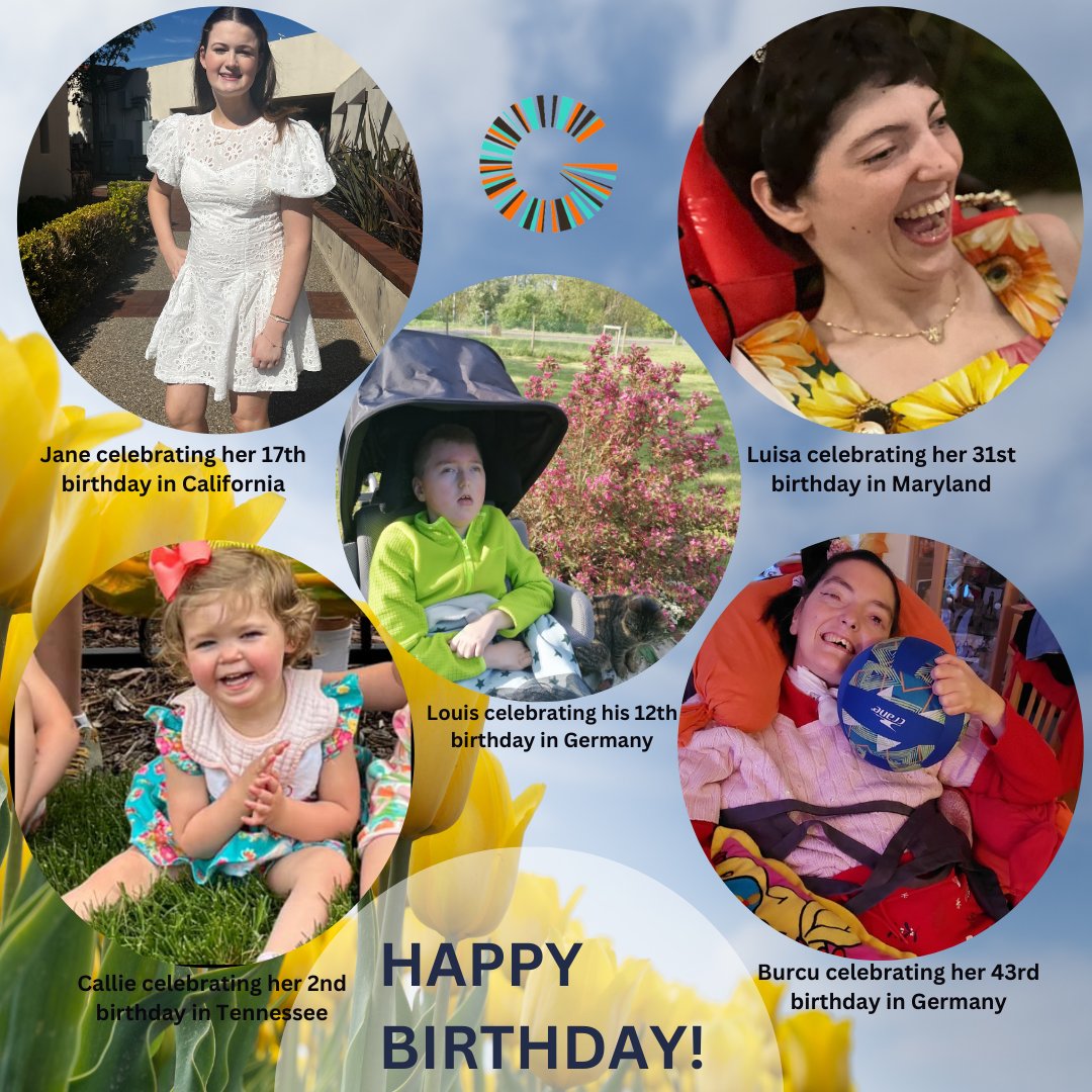 Happy Birthday to all of our NGLY1 May birthdays! Everyone born in this month are like blooming flowers, their beauty and grace is a delight to behold. #NGLY1 #RareDisease #Birthdays