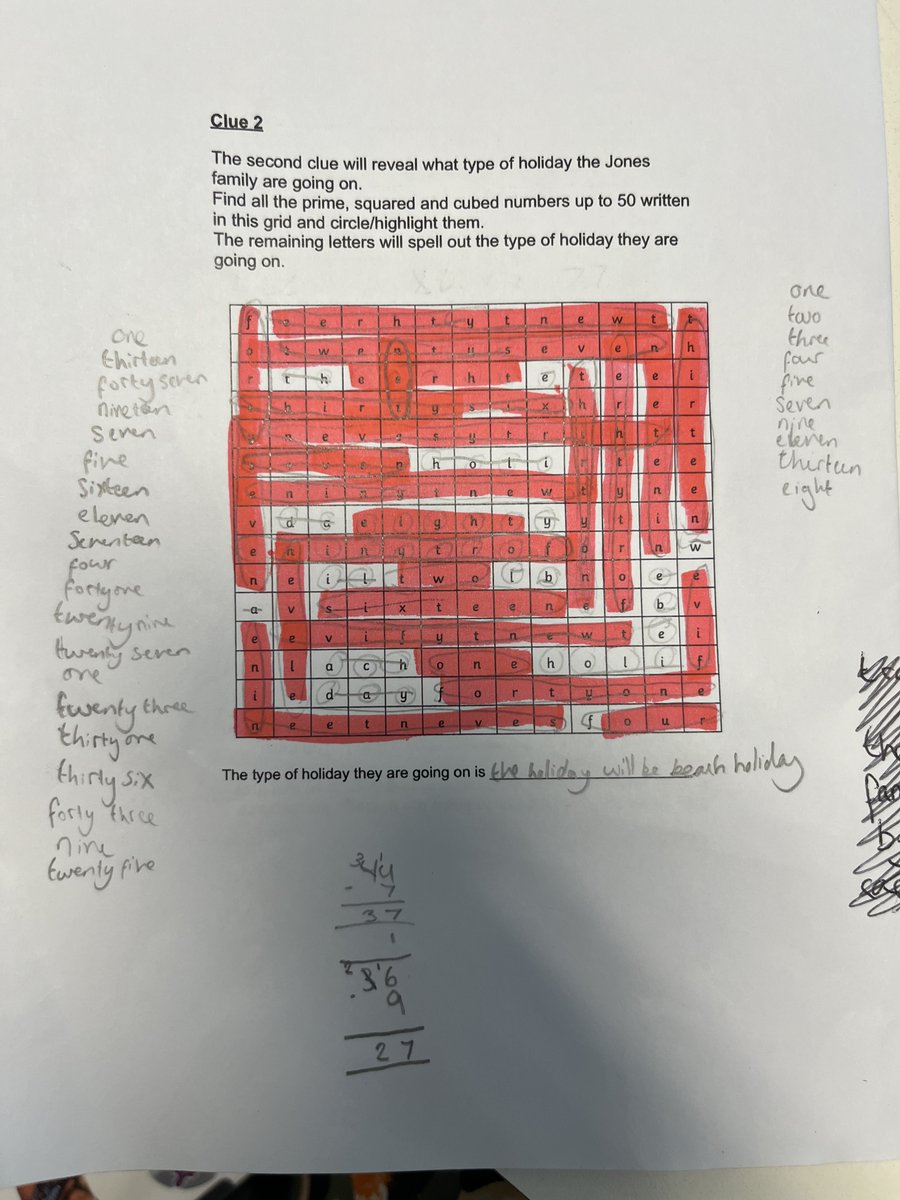 Today Year 7 had Numeracy Day and solved a Maths mystery.  They solved one clue per lesson throughout the day to find out a holiday destination. We had some extremely enthusiastic learners who thoroughly enjoyed the tasks.  Da iawn blwyddyn 7! <a href="/CCYD_school/">CCYD</a> <a href="/CCYD_Maths/">CCYD Maths</a> <a href="/CcydYear7/">CCYD_Year7</a>