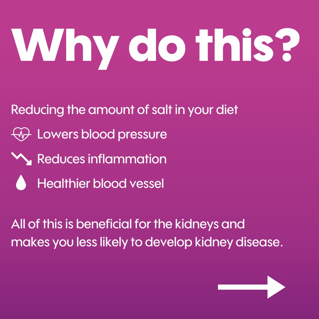 It's #WorldSaltAwarenessWeek! Check out our tips to cut down on salt intake. Even small changes can have a big impact. For more info, visit Action on Salt's website: bit.ly/371R7SU Note: We can't offer personal medical advice; contact your GP with concerns.