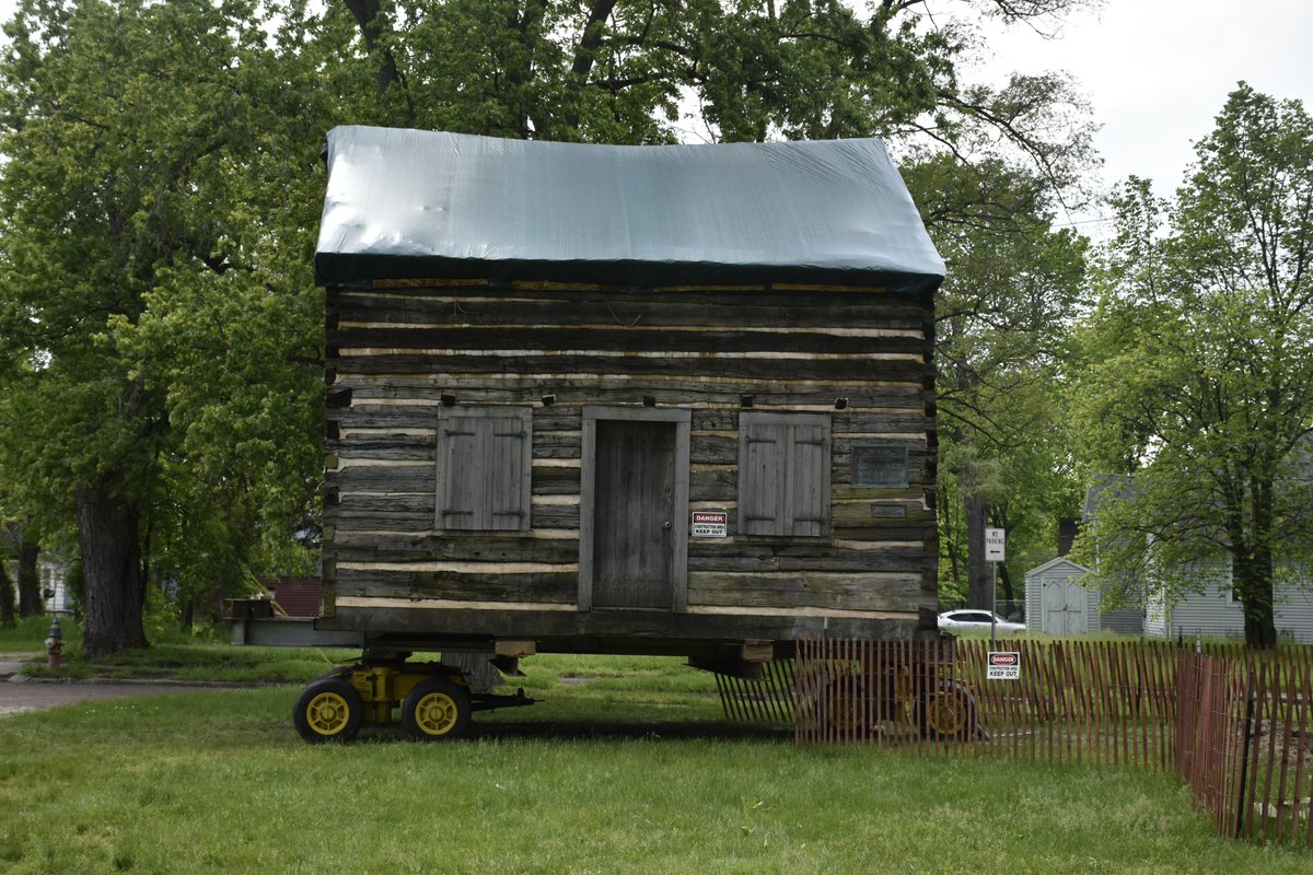 historymuseumSB's tweet photo. The Navarre Cabin is here!

Aerial image provided by JPR. https://t.co/RsdkIoyPmR