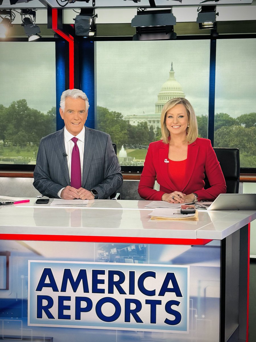 Great to be in Washington today w/ ⁦@johnrobertsFox⁩ 🇺🇸