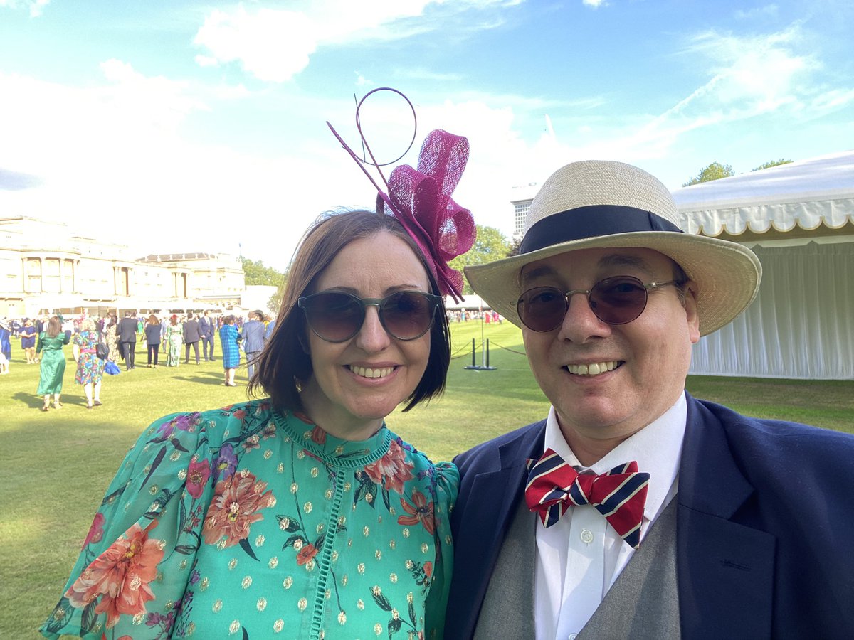 What a day 🎉 Karen and Philip had the most amazing afternoon at Buckingham Palace where they were invited by His Majesty The King to celebrate the cultural and creative industries 🌟