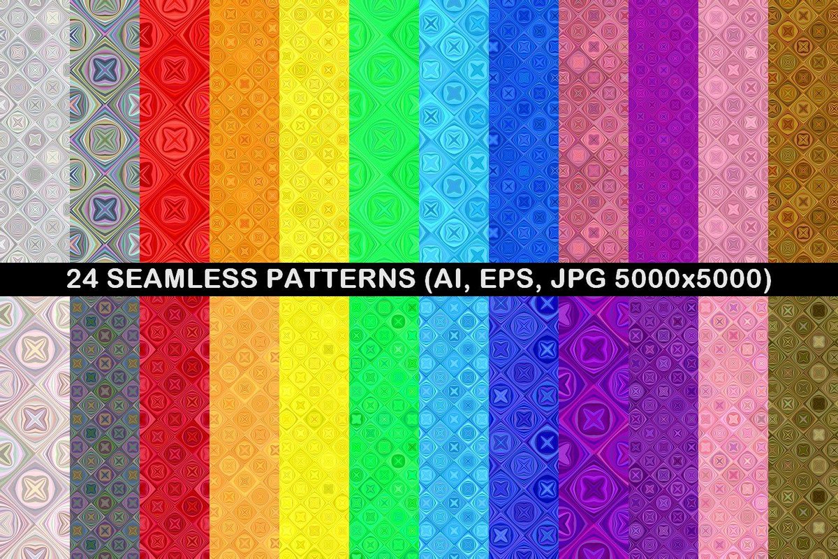 24 Seamless Patterns designbundles.net/davidzydd/3423…  #GeometricBackgrounds #DiscountBackground #PatternSets #AbstractDesign #GeometricBackground #PatternSale #CheapVectorBackground #BackgroundSets #seamlesspatterns #CheapVectorPattern #CheapVectorPattern