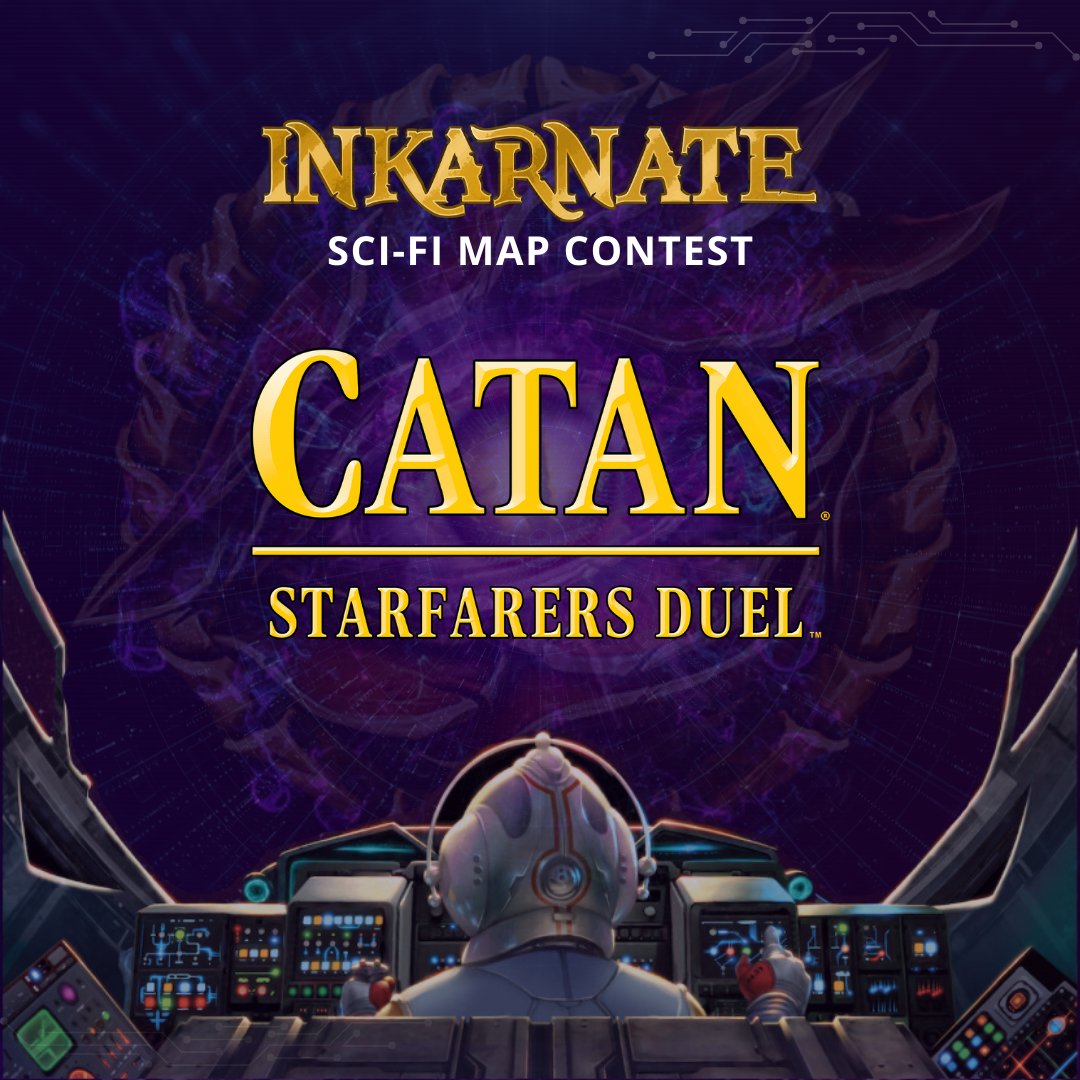 Try Inkarnate and make an awesome new map for your chance and win a copy of CATAN – Starfarers Duel! 🚀 May 10-24 👩‍🎨 Learn more 👉 bit.ly/4bufJQ2 Use the code: “STARFARERS” for a free trial! 🔥 #catan #settlersofcatan #inkarnaterpg