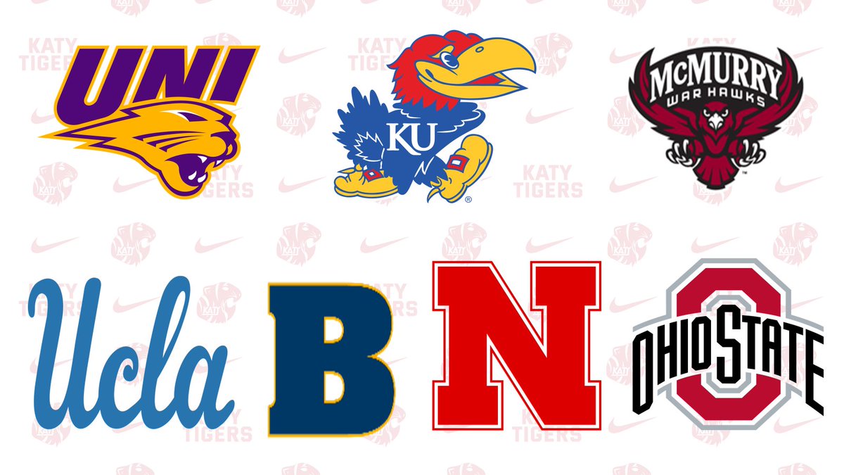 Thanks to these schools for stopping by and seeing our young men!