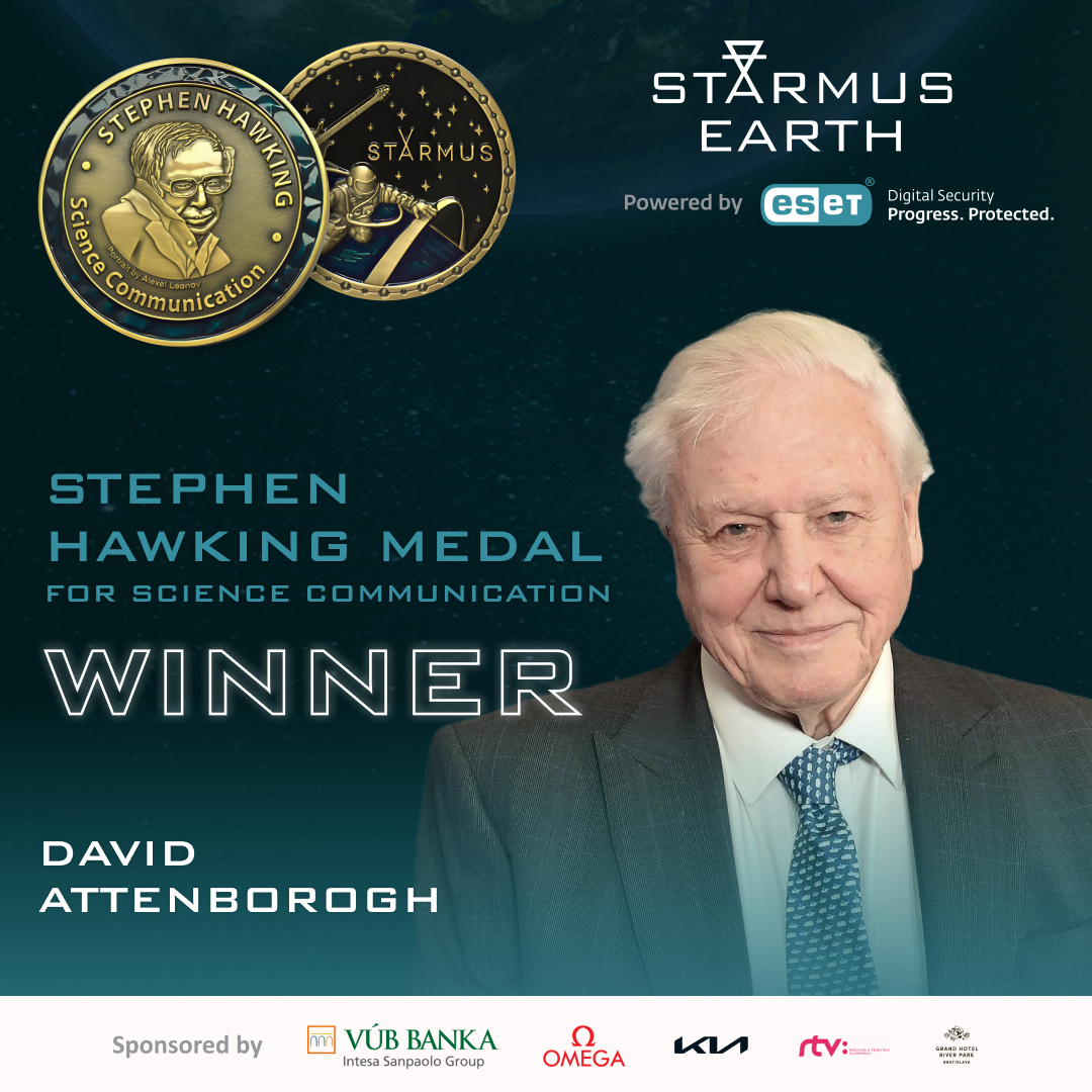 #StephenHawkingMedalWinner David Attenborough🏅

It's time to recognize the next recipient of the esteemed Stephen Hawking Medal for Science Communication!

🌐David Attenborough receives this prestigious award in recognition of his unparalleled contributions to science