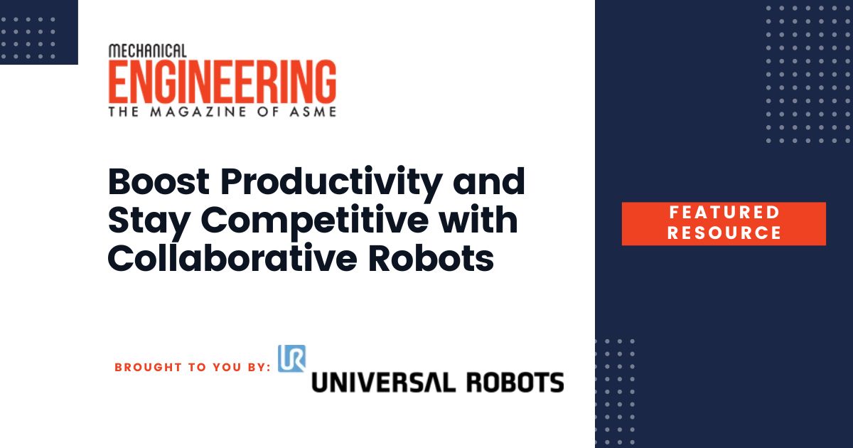 Discover the power of cobots and their impact on automotive manufacturing with a free whitepaper, brought to you by @Universal_Robot: resources.asme.org/ebook-boost-pr…