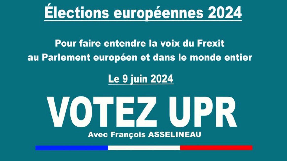 Le Référendum de 2005 nous a été volé, ils ont bafoués la Voix du Peuple le #9juin votez #frexit avec @f_asselineau