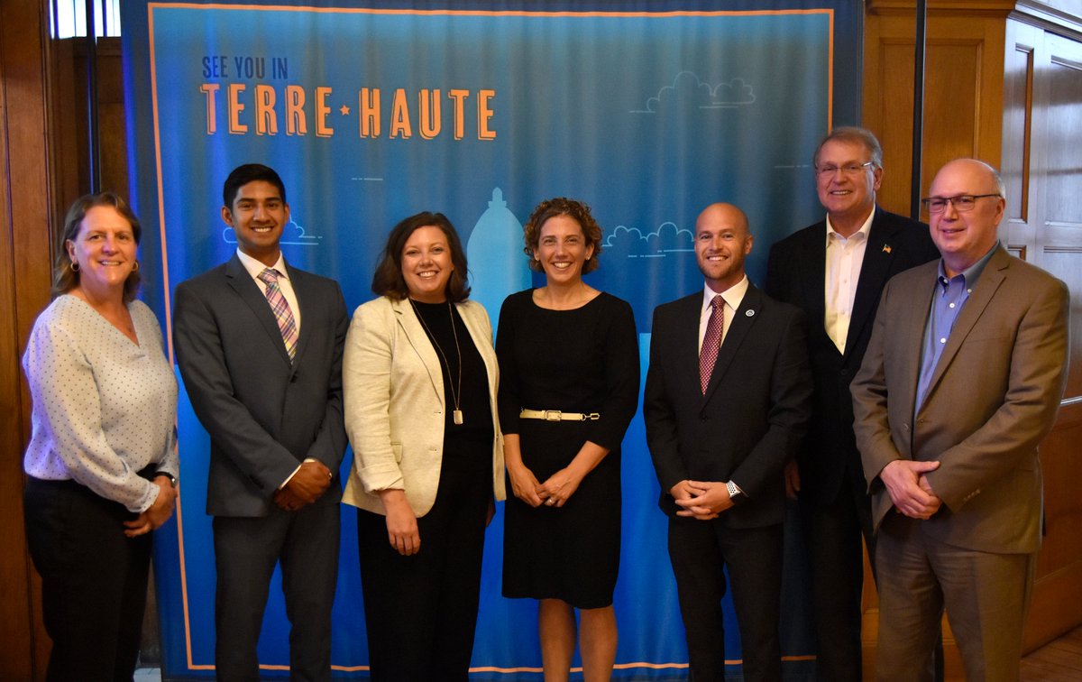 Thanks to the Terre Haute Chamber of Commerce for hosting us yesterday as we visited with area business and civic leaders! Our President and CEO Vanessa Green Sinders spoke there as part of her 'Partners IN Prosperity' spring speaking tour around the state. #PartnersINProsperity