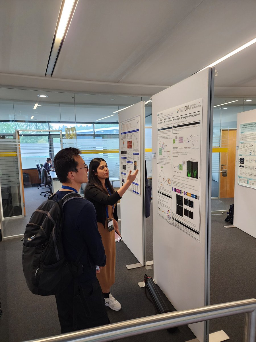 Great to see <a href="/_fareena/">Fareena Rafique</a> in action 💪 Well done! even though we (working on plants) are minority, we had many fruitful discussions and we are learning a lot!! Thank you EMBL for fantastic event👍 #EESPhaseSeparation <a href="/EMBLEvents/">EMBL Events</a>