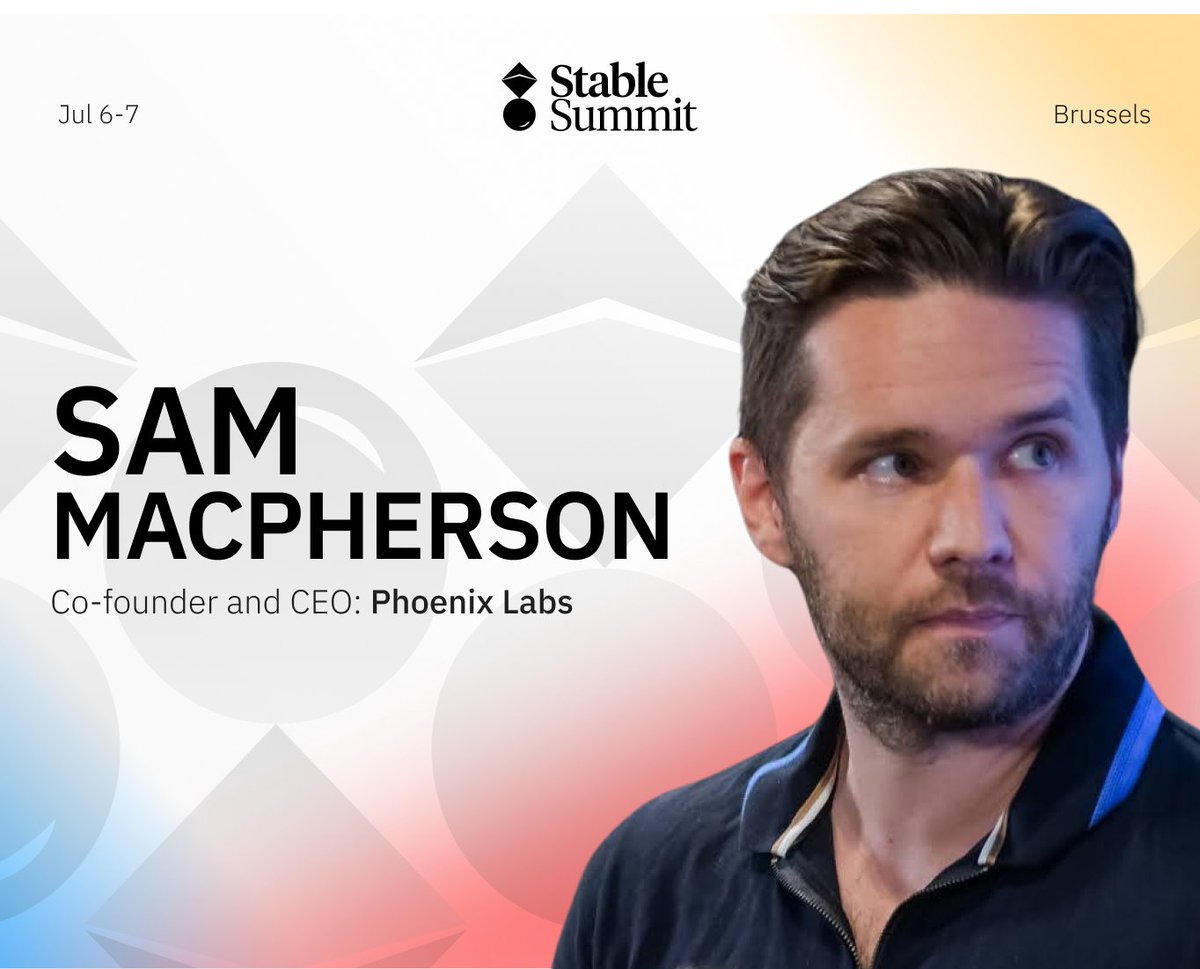 🔔 Calling all DeFi enthusiasts! @hexonaut, Co-founder of @phoenixlabsdev, is set to share his insights at Stable Summit II. Join us in Brussels for a deep dive into stablecoins in DeFi lending and borrowing. Link in bio.