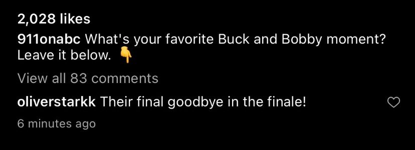 What if the season ends with Bobby in a coma and is not expected to wake up and Buck has to say goodbye to him what then-