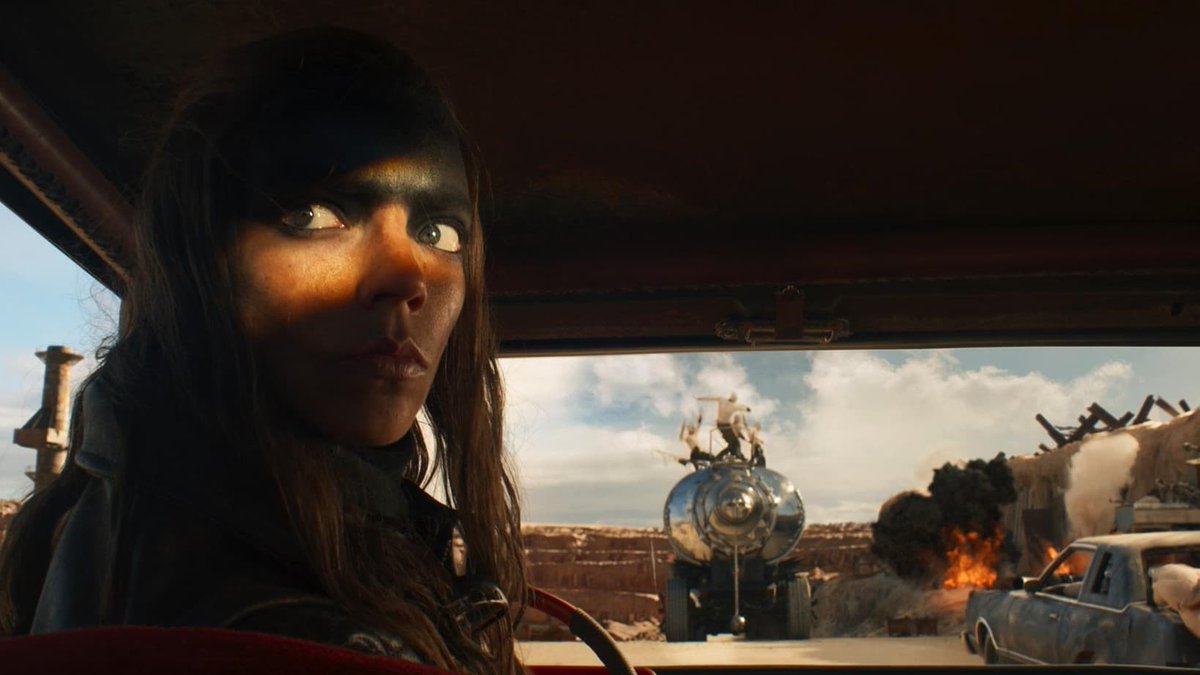 With the first 24 critic reviews added, Furiosa: A Mad Max Saga has a Metascore of [82] Opens May 24: metacritic.com/movie/furiosa-… 'Brilliant and unmissable.' - Lou Thomas, NME