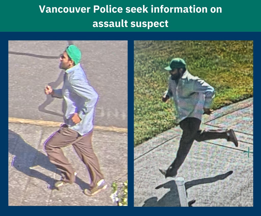 Vancouver Police seek information on assault suspect. 🚨 Link to full media release here: bit.ly/3yebl9p #vanpoliceusa