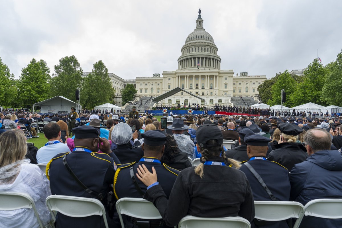 Today, we honor over 200 heroic women and men across our law enforcement community who made the ultimate sacrifice. They represent the best of us. And their families represent absolute courage.