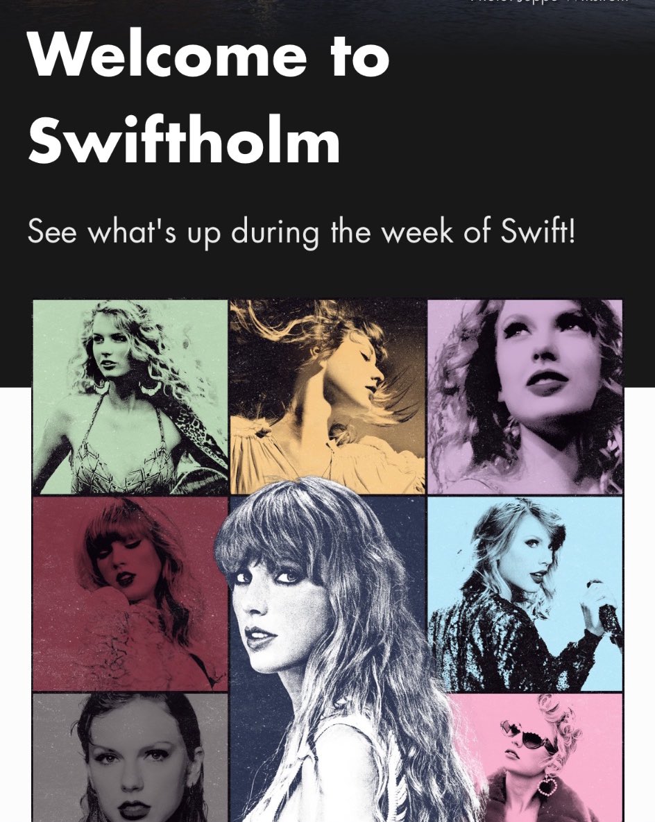 🚨| Stockholm has changed its name to Swiftholm in celebration of Taylor Swift coming this weekend. 🤍 #TStheErasTour #StockholmTSTheErasTour