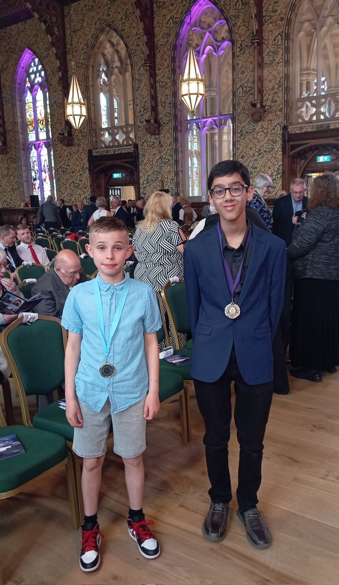 Rochdale MYP Hussain Malik & Childrens Champion Harry Milne Attended the Lovely Mayor Making Ceremony for Councillor Shakil Ahmed @RochdaleTH Congratulations 🎉 to everyone elected for their new role ready to serve Rochdale with passion and dedication #Leadership @RochdaleYouthie