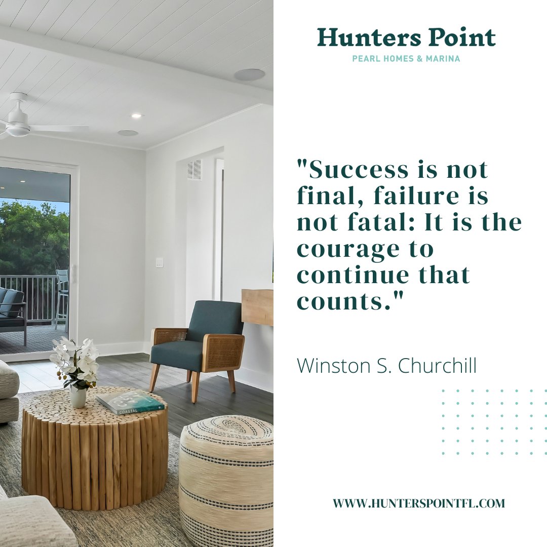 #Motivation 

'Success is not final, failure is not fatal: It is the courage to continue that counts.'
~ Winston S. Churchill

💻: bit.ly/45zlUz2
📞: 941-877-2023

#GreenHomes #Innovation #SustainableLiving #greenliving #design  #zerowastelifestyle #sustainablelifestyle