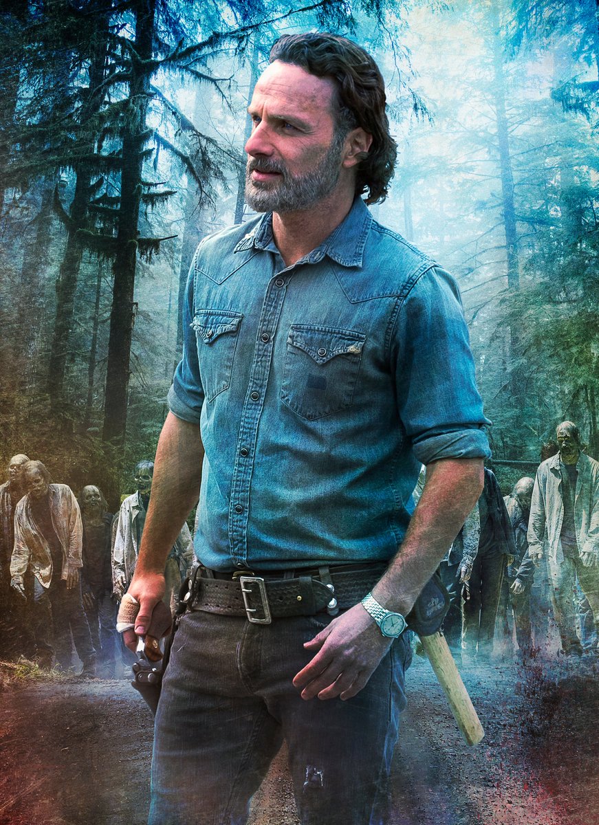 #Day3668 #TWD Pic 3,668 #RickGrimes Blue by you too ..