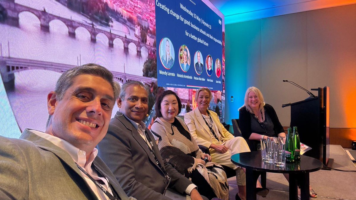 Enjoyed representing @QUTBusiness in Budapest as part of a 5 nation panel discussion on how Business schools can build responsible leadership and impact communities positively #AMBABGA24 #Leadership #Education